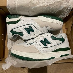 New Balance 550 white green 7us men